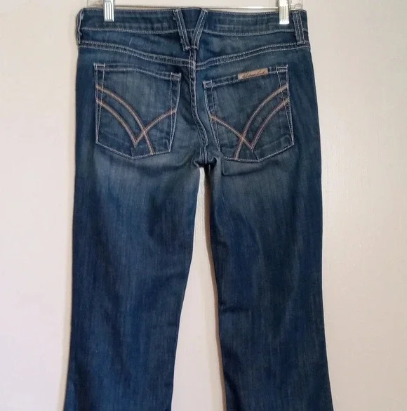 William Rast Daisy Super Flare jeans GUC women size 27 - Picture 5 of 9